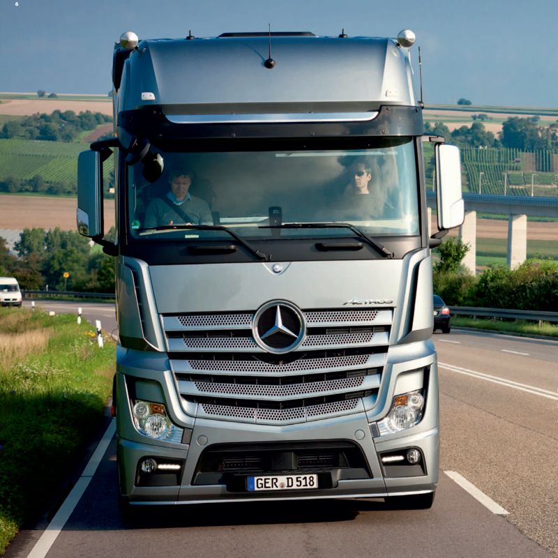 Mercedes Actros - Kundenfahrerprobung